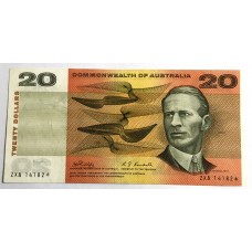 AUSTRALIA 1968 . TWENTY 20 DOLLARS BANKNOTE . PHILLIPS/RANDALL . STAR NOTE